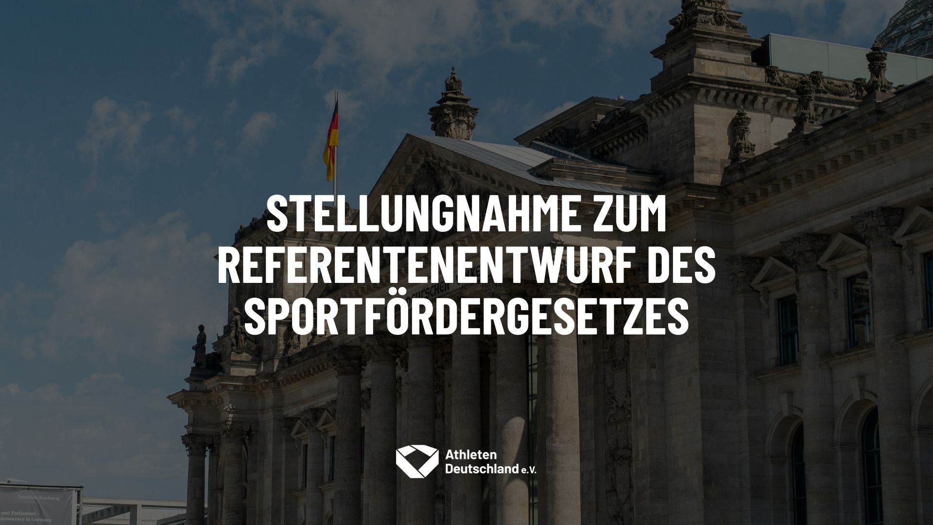 Ein Bild vom Reichstag. 