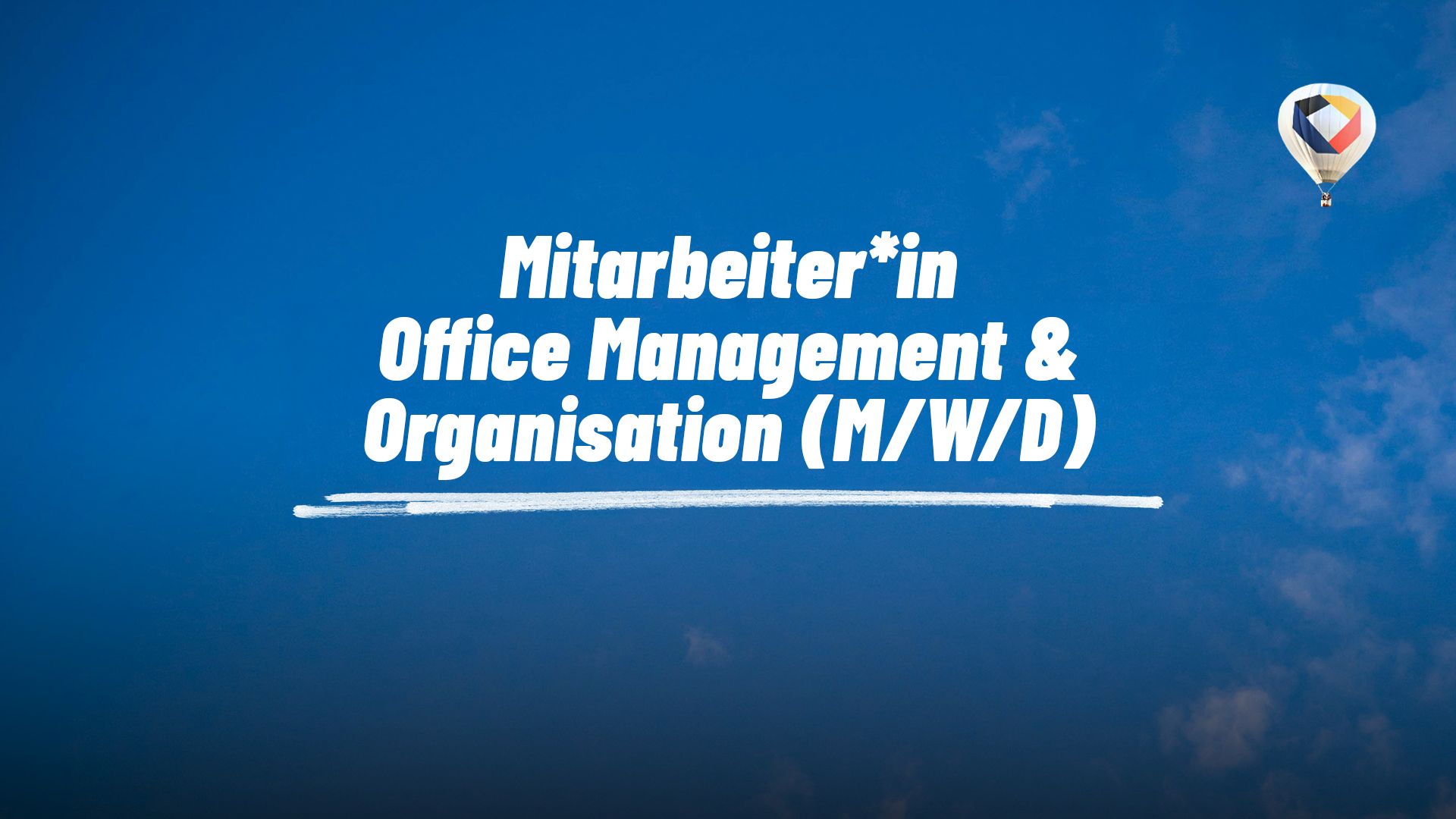 Mitarbeiter*in Office Management & Organisation 