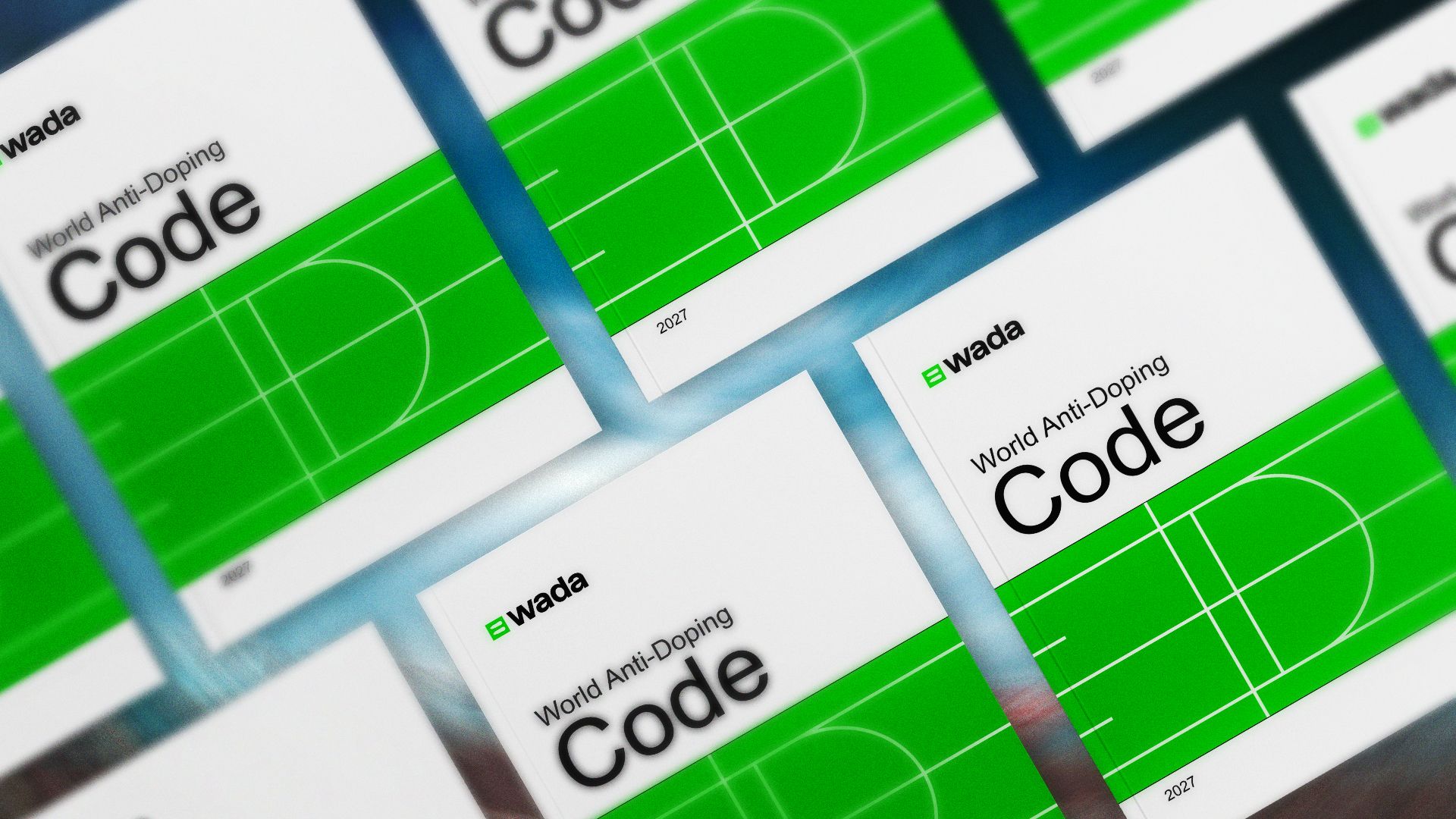 Grafiken mit World Anti-Doping Code.