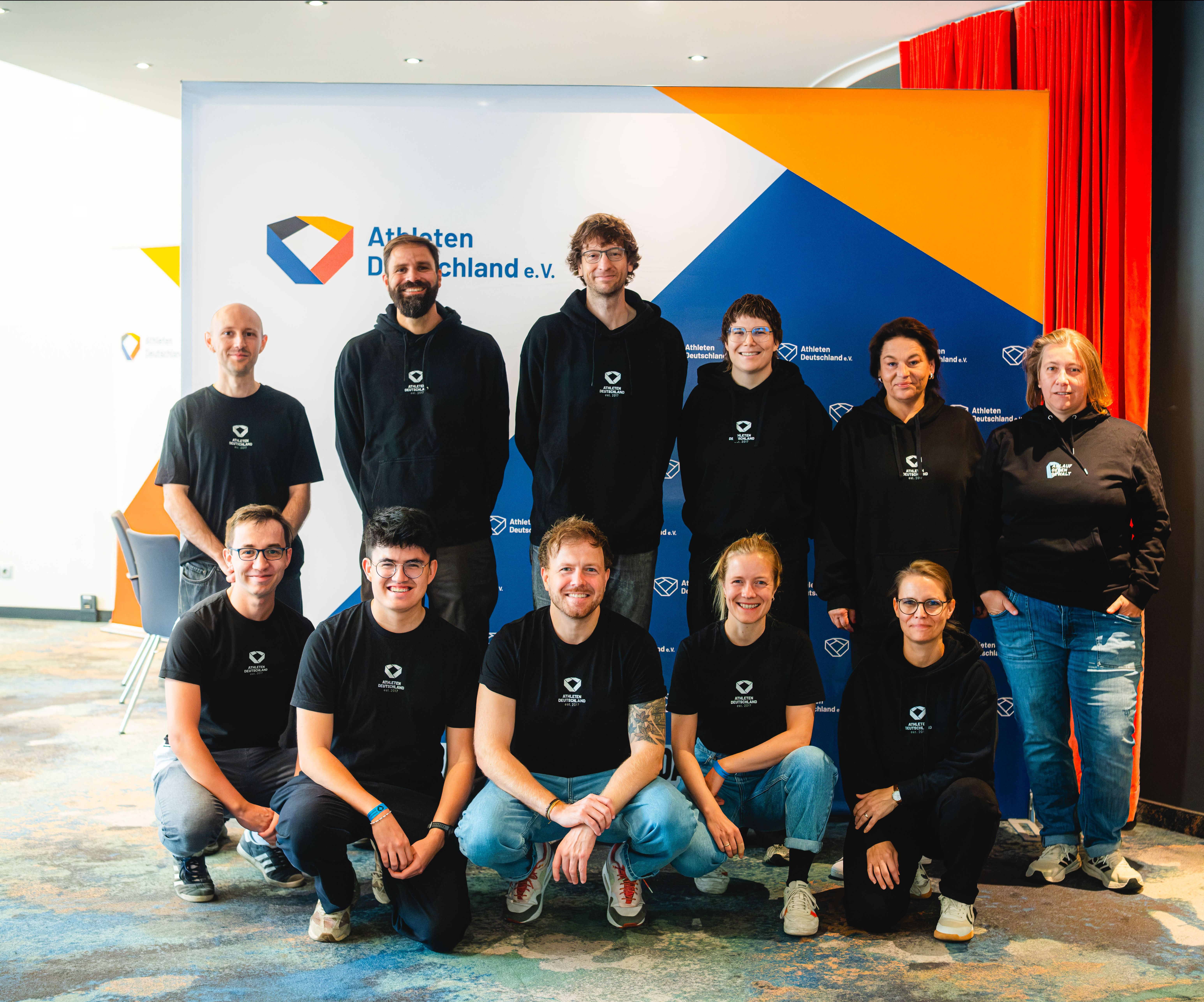 Das Team von Athleten Deutschland. 