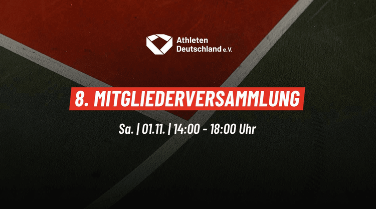 8. Mitgliederversammlung von Athleten Deutschland e. V.